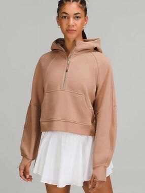Lululemon Scuba Oversized Half-Zip Hoodie Pink Clay
